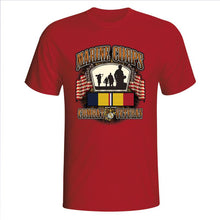 USMC Combat Veteran Ribbon Red T-Shirt