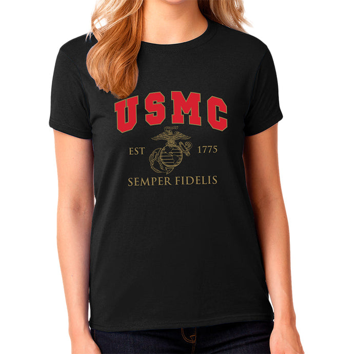 marine corps t shirts for women