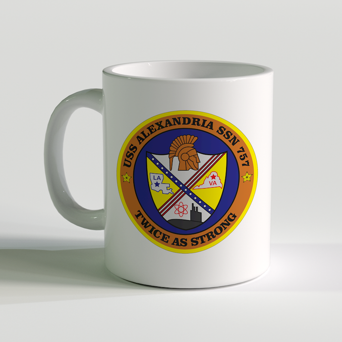 USS Alexandria Coffee Mug, USS Alexandria SSN-757