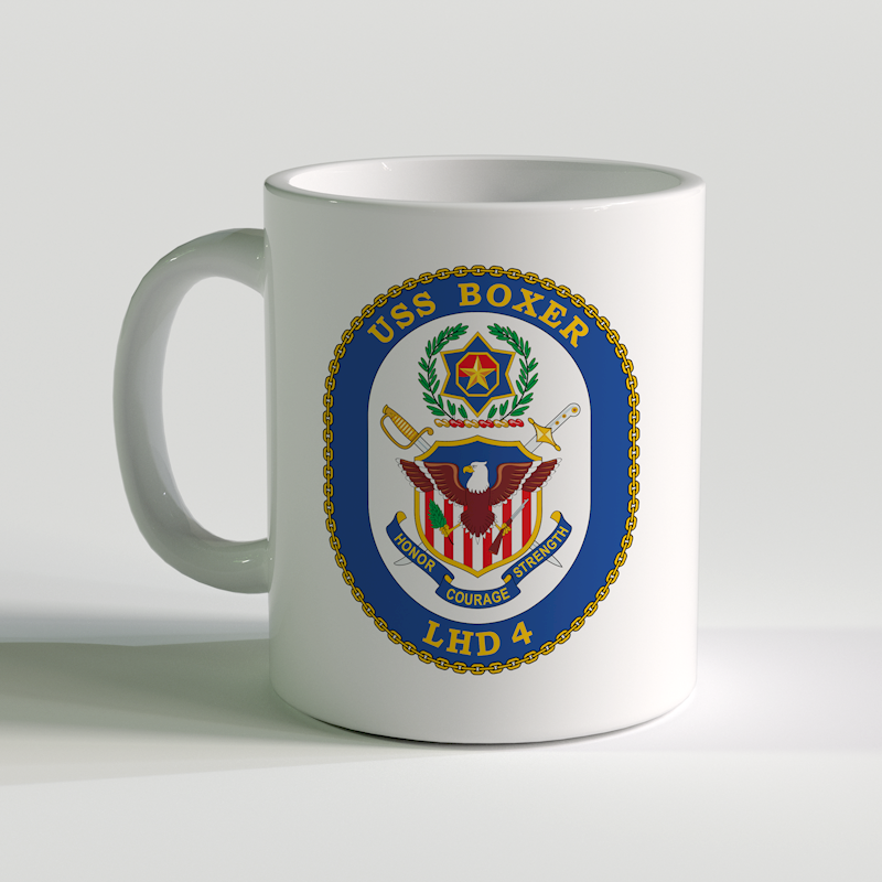 USS Boxer, USS Boxer Coffee Mug, LHD 4