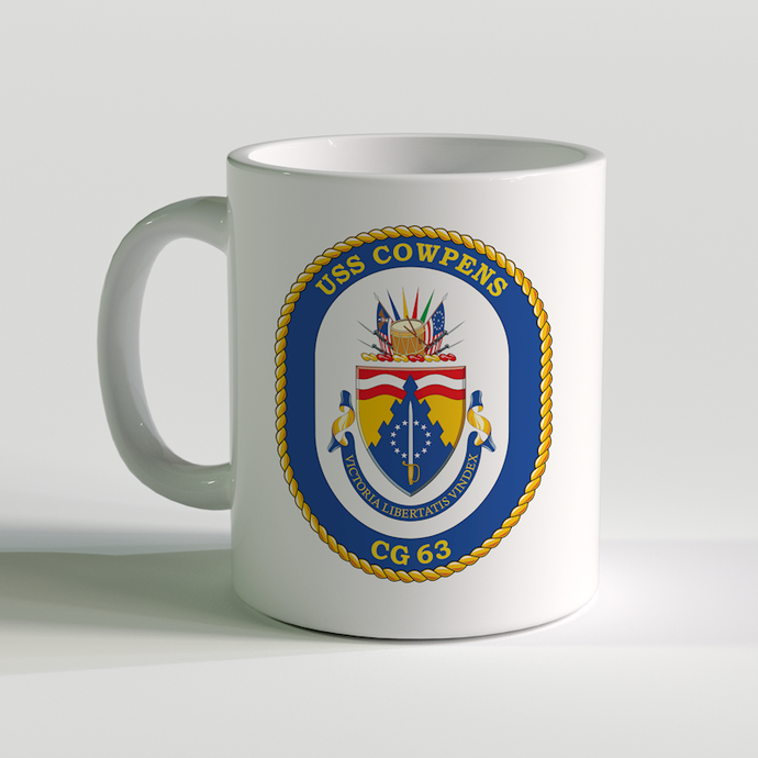 USS Cowpens Coffee Mug, USS Cowpens, CG 63
