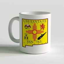 USS Santa Fe Coffee Mug, USS Santa Fe SSN 763, USN SSN 763