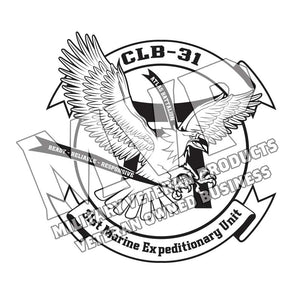 Combat Logistics Battalion 31 USMC Unit Logo, CLB-31 USMC Unit Logo