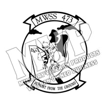 Marine Wing Support Squadron 473 Marine Corps Unit Logo, MWSS-473 USMC Unit Logo