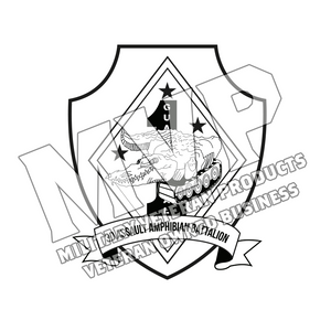 3rd Assault Amphibian Battalion Unit Logo, 3d AABN USMC Unit Logo