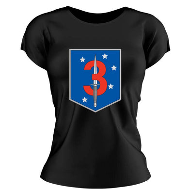 3rd MSOB USMC Unit ladie's T-Shirt, 3rd MSOB logo, USMC gift ideas for women, Marine Corp gifts for women 3rd Marine Raider Bn , 3rd Marine Special Operations Battalion