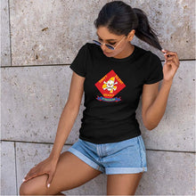 4th Reconnaissance Battalion Black Women's Unit Logo T-Shirt