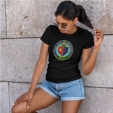 Third Civil Affairs Marines USMC Unit ladie's T-Shirt, 3rd Civil Affairs USMC Unit logo, USMC gift ideas for women, Marine Corp gifts for women 3rd Civil Affairs