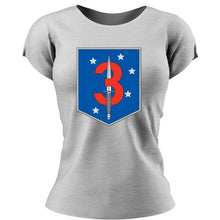 3rd MSOB USMC Unit ladie's T-Shirt, 3rd MSOB logo, USMC gift ideas for women, Marine Corp gifts for women 3rd Marine Raider Bn , 3rd Marine Special Operations Battalion