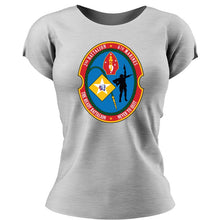 Second Battalion Sixth Marines USMC Unit ladie's T-Shirt, 2/6 USMC Unit logo, USMC gift ideas for women, Marine Corp gifts for women 2nd Battalion 6th Marines