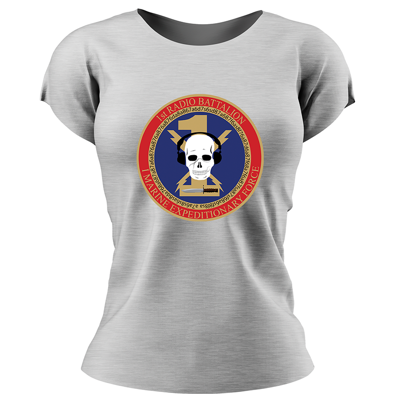 1st Radio battalion unit t-shirt, 1st Radio Bn, USMC 1st Radio Bn Unit T-Shirt