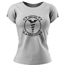 HMH-462 Marines Women's Unit Logo T-Shirt, HMH-462 Marines logo gear Marine Corp gift ideas for women