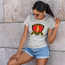 Second Battalion Third Marines,  (2/3) Marines USMC Unit ladie's T-Shirt, 2/3 USMC Unit logo, USMC gift ideas for women, Marine Corp gifts for women 2nd Battalion 3rd Marines