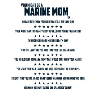 You Might Be a Marine Family If – Marine Graduation Hoodie